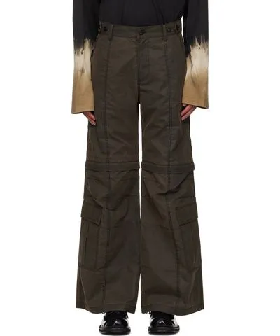 Feng Chen Wang Brown 2IN1 Cargo Pants