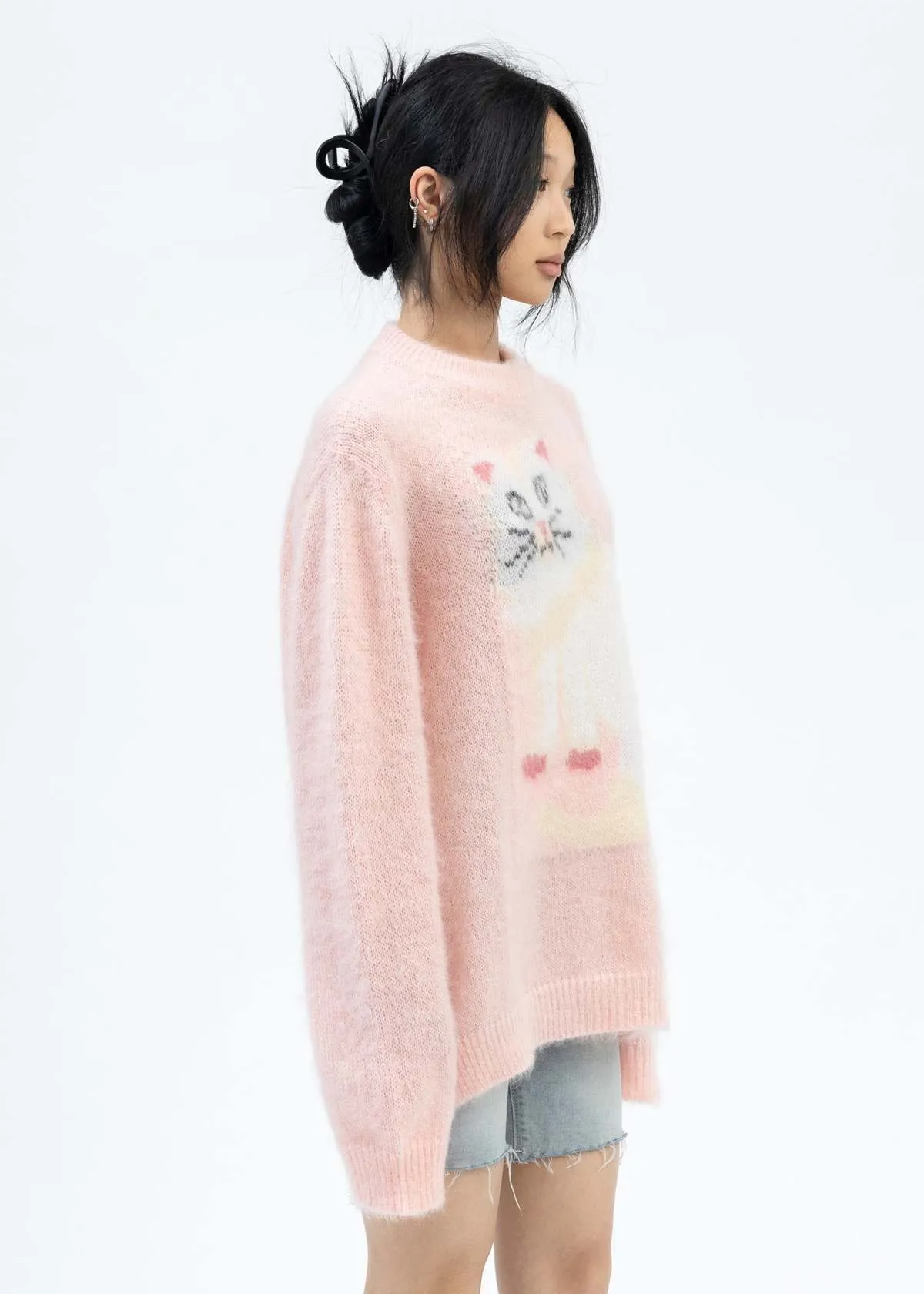 Gattone Knit Sweater - Pink