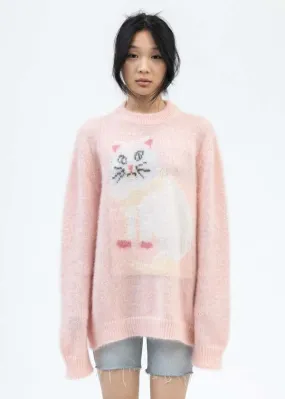 Gattone Knit Sweater - Pink