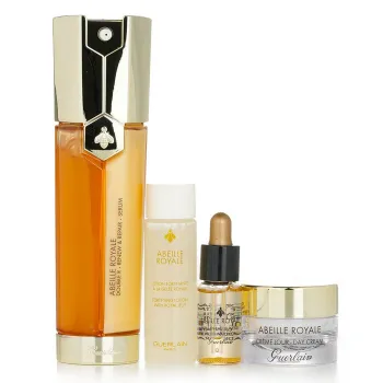 Guerlain Abeille Royale Age-Defying Programme: Serum 50ml + Fortifying Lotion 15ml + Youth Watery Oil 5ml + Day Cream 7ml + bag 