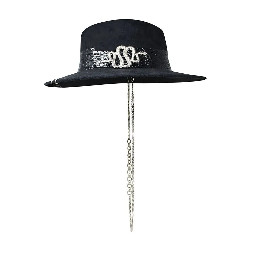 Hat with Removable Chain