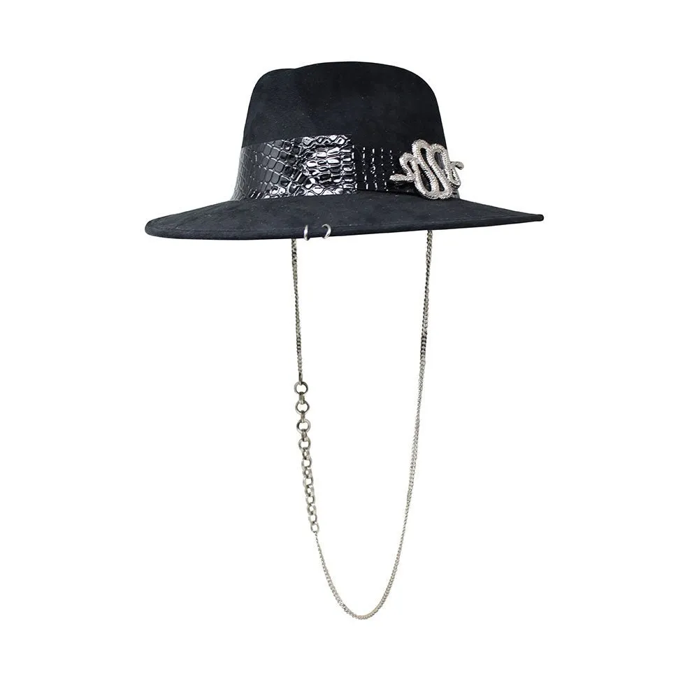 Hat with Removable Chain