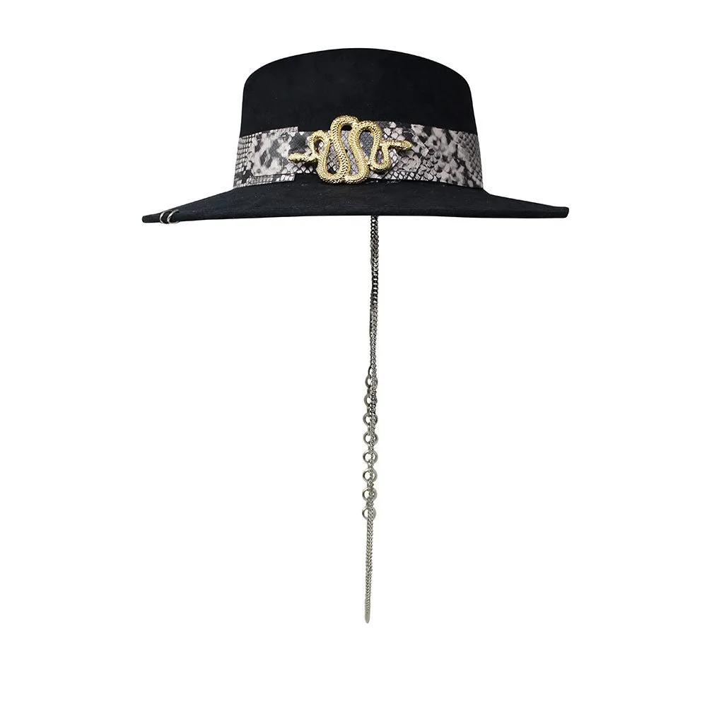 Hat with Removable Chain