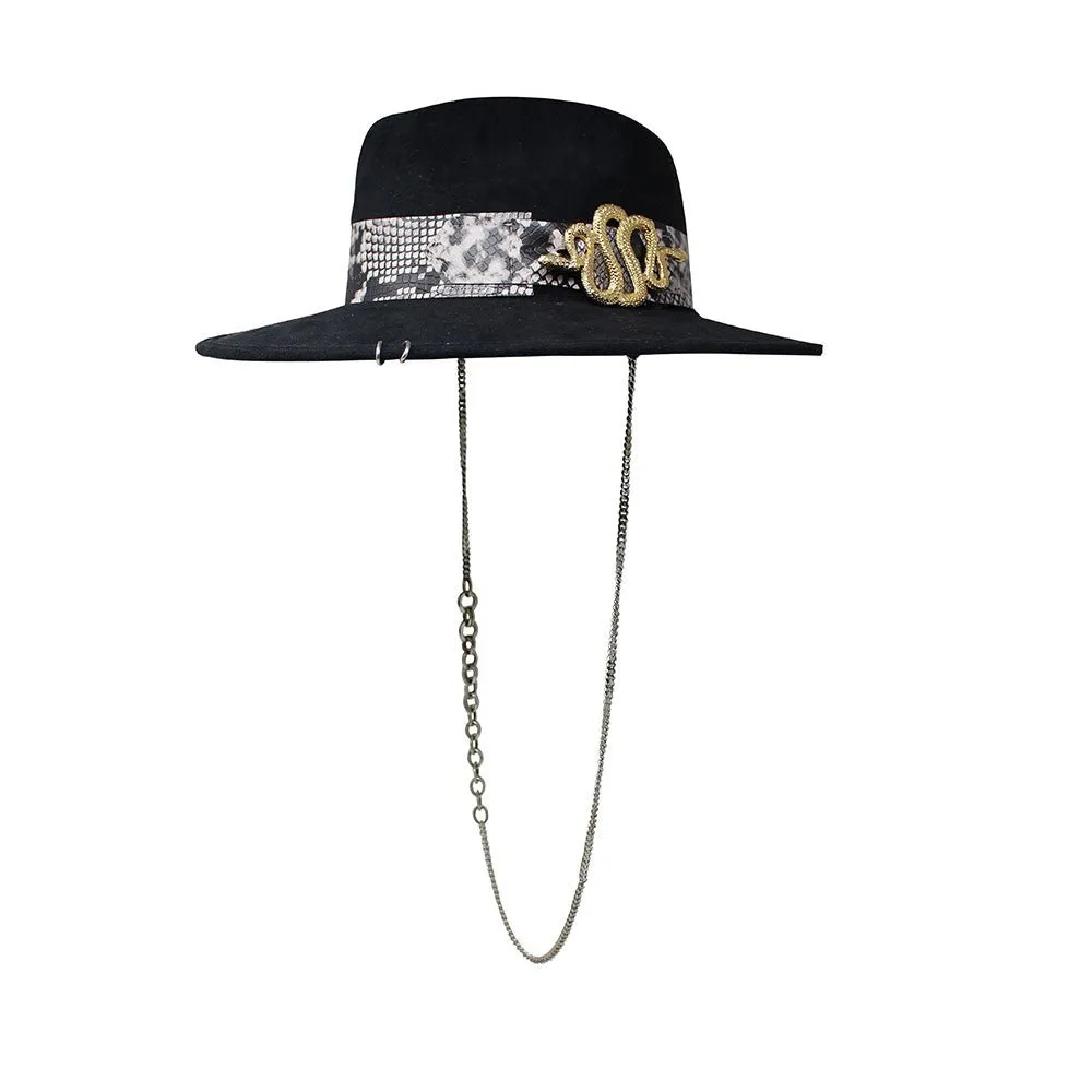 Hat with Removable Chain