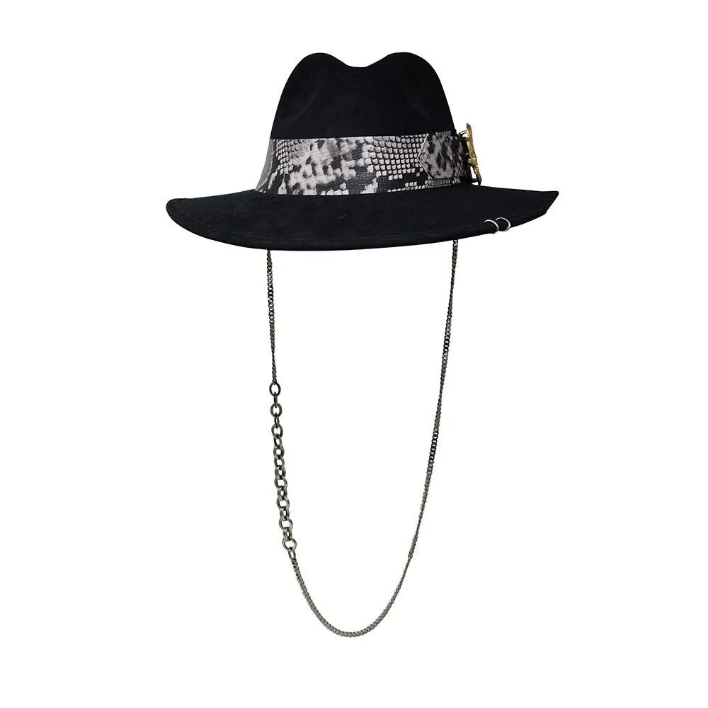 Hat with Removable Chain