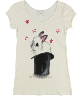 I Love H81 Womens Magic Rabbit In Hat Graphic T-Shirt