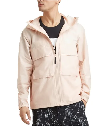 Kenneth Cole Womens Hooded Windbreaker Jacket