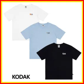 KODAK  |Street Style U-Neck Cotton Short Sleeves T-Shirts