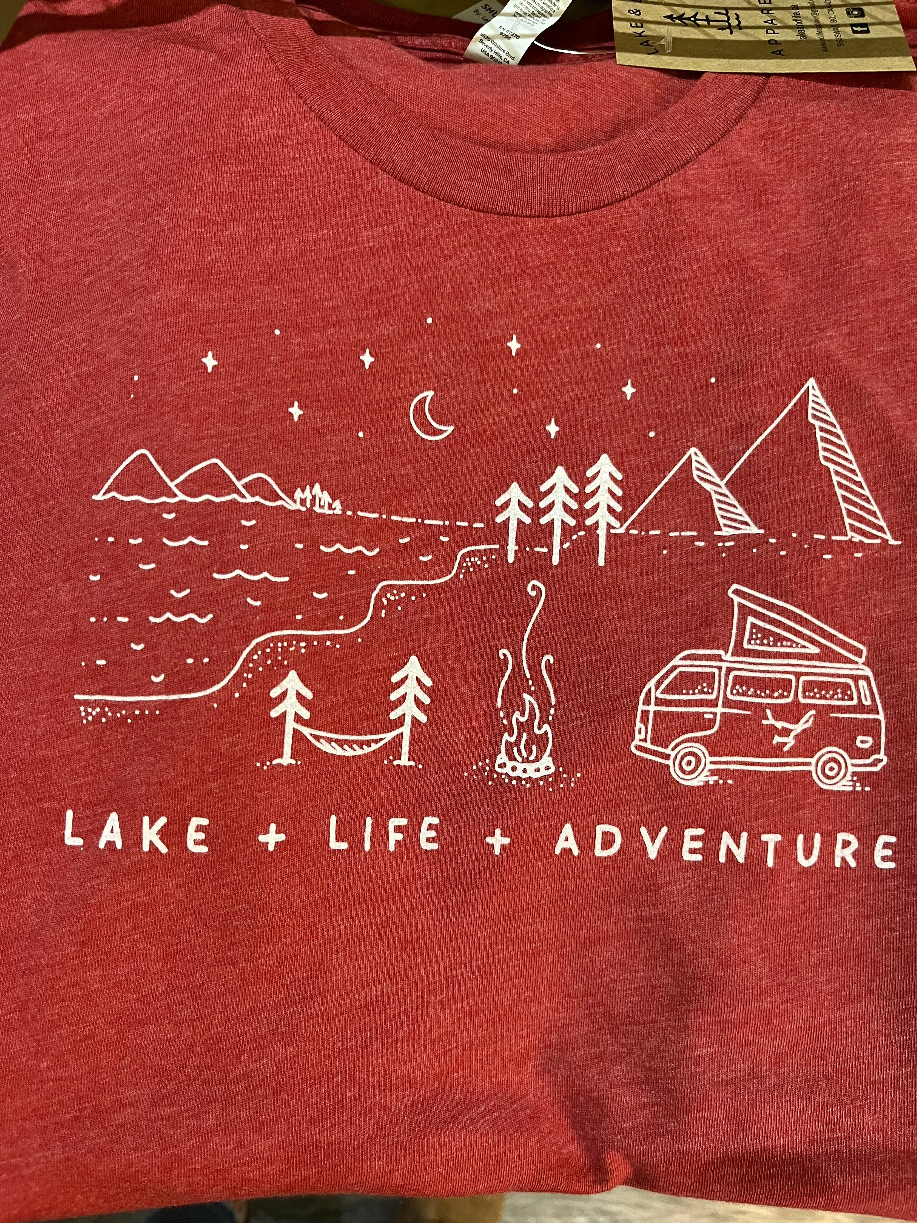 Lake & Life - Adventure Unisex Tee Lake & Life