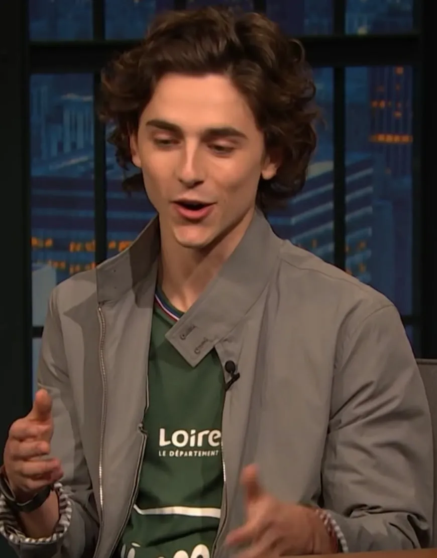 Late Night with Seth Meyers Timothee Chalamet Jacket - ujackets.com