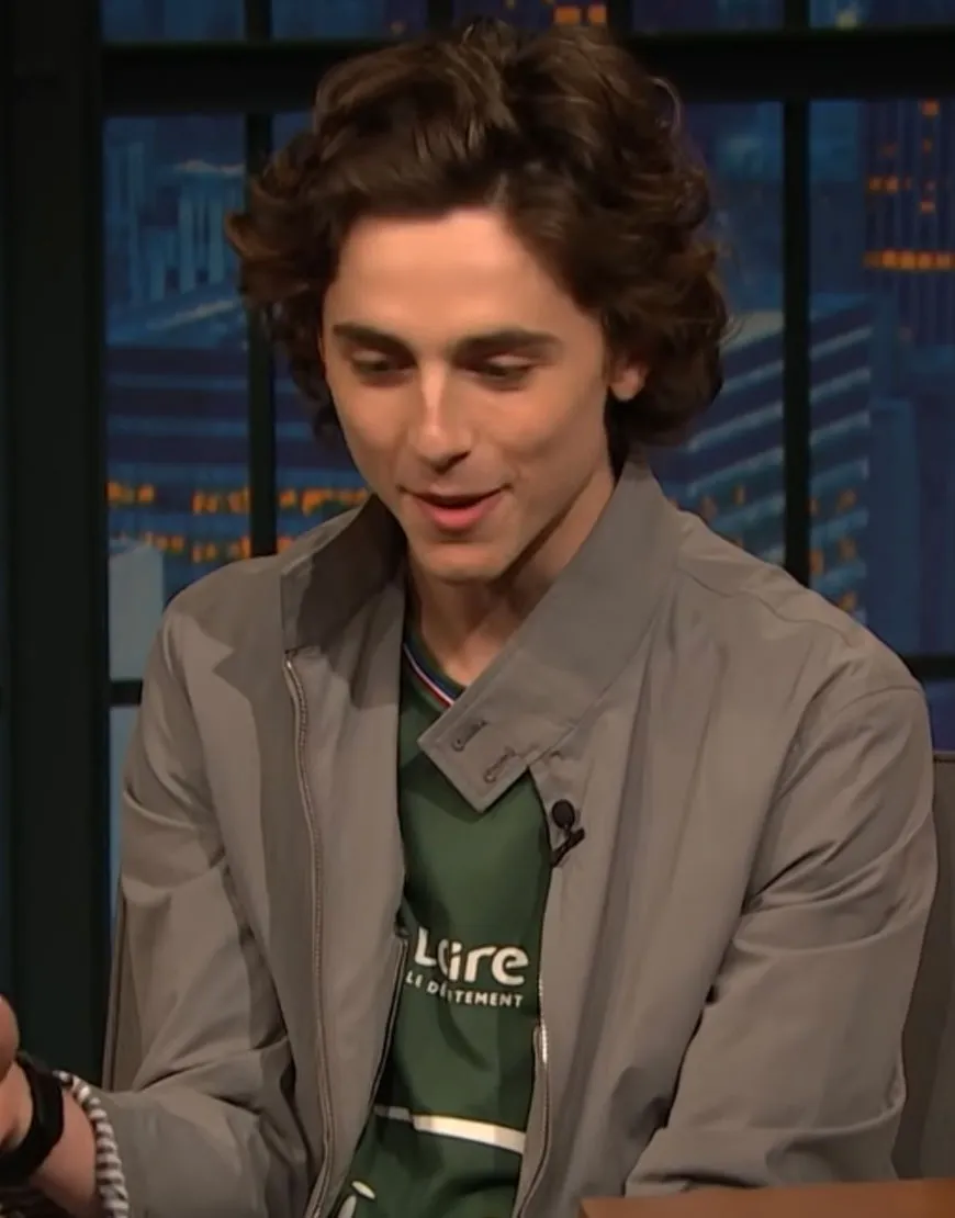 Late Night with Seth Meyers Timothee Chalamet Jacket - ujackets.com