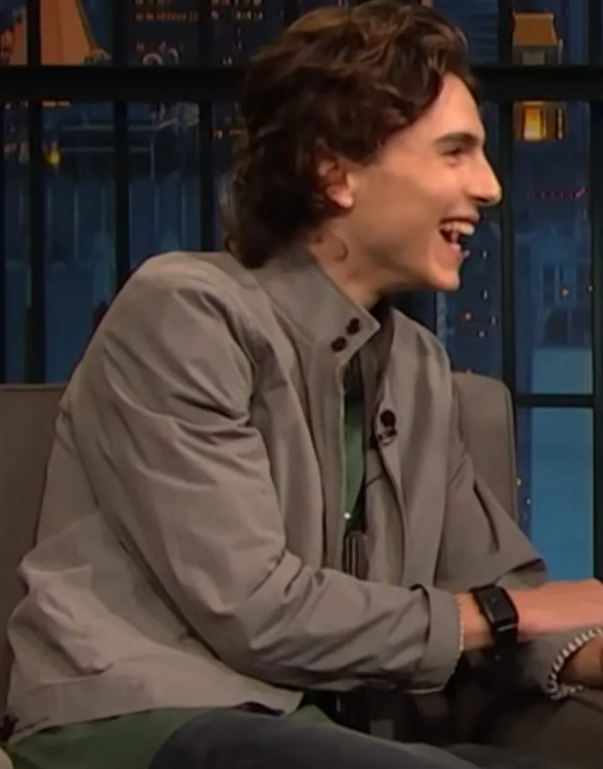 Late Night with Seth Meyers Timothee Chalamet Jacket - ujackets.com