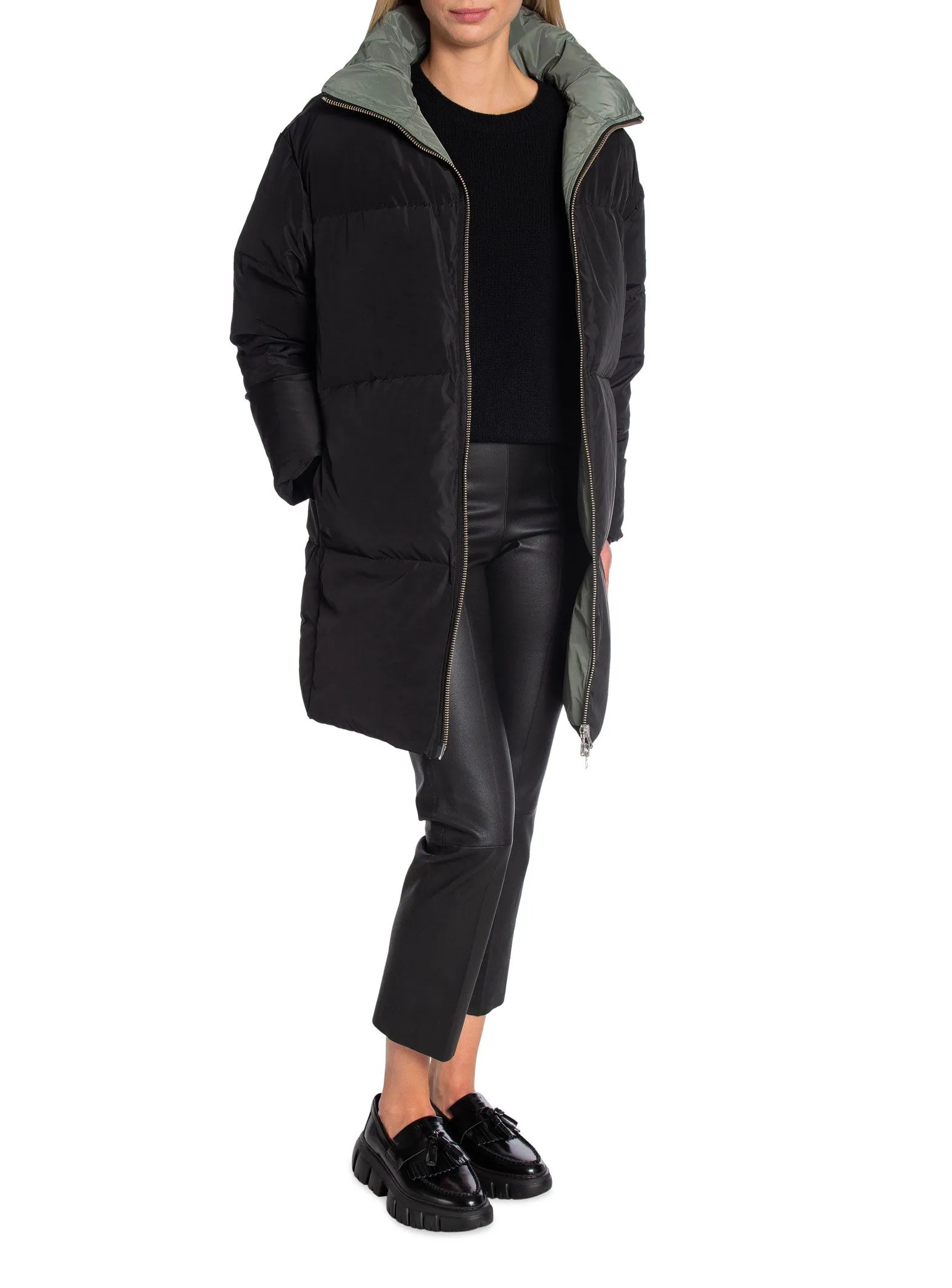 LEVETE ROOM JACKET GIBELLA BLACK COMBI