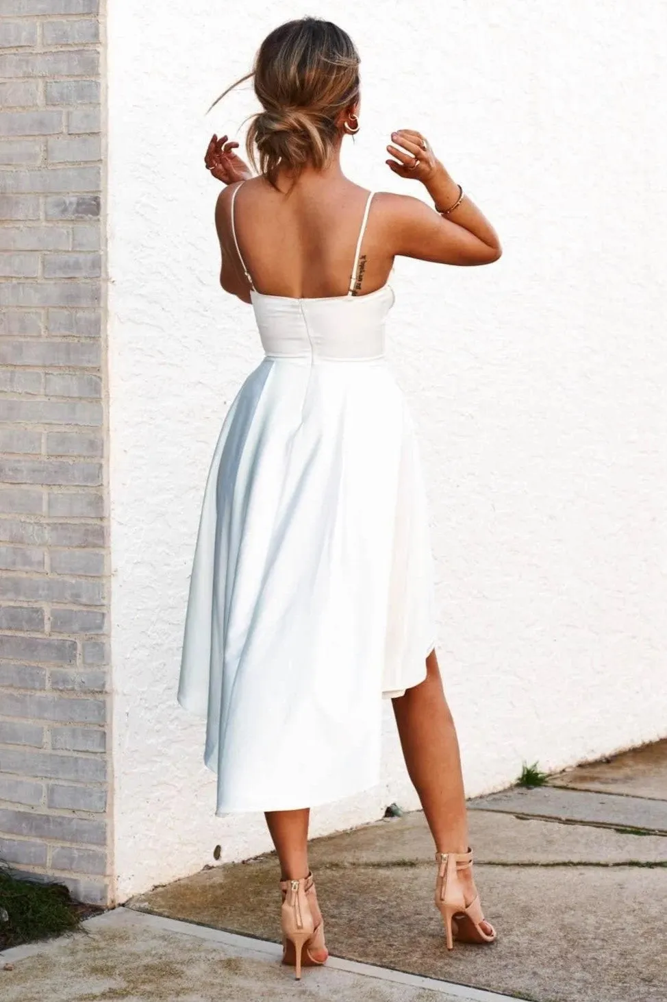 Marie Dress - White