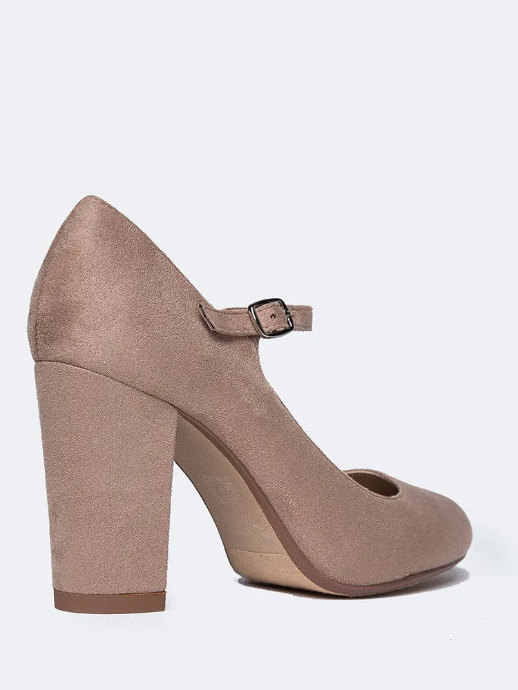 Mary Jane Round Toe Heel