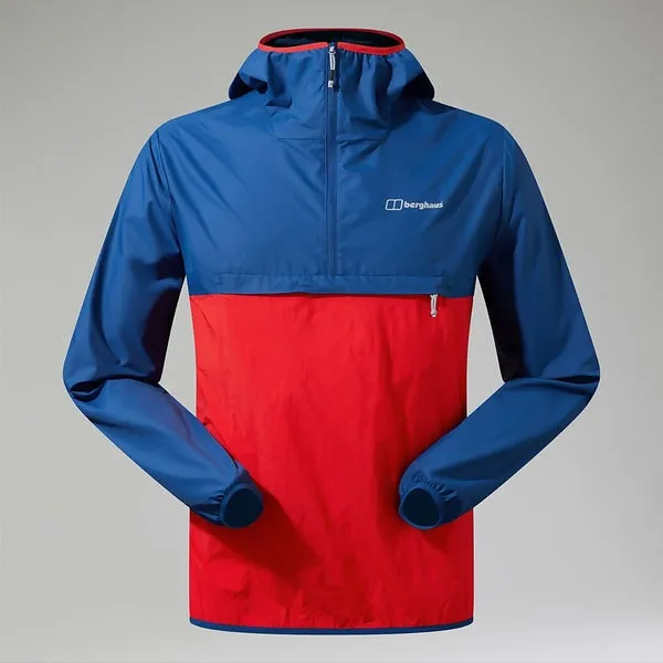 Men's Corbeck Windproof Jacket - Red / Blue