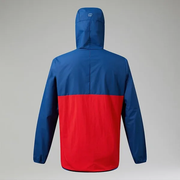 Men's Corbeck Windproof Jacket - Red / Blue