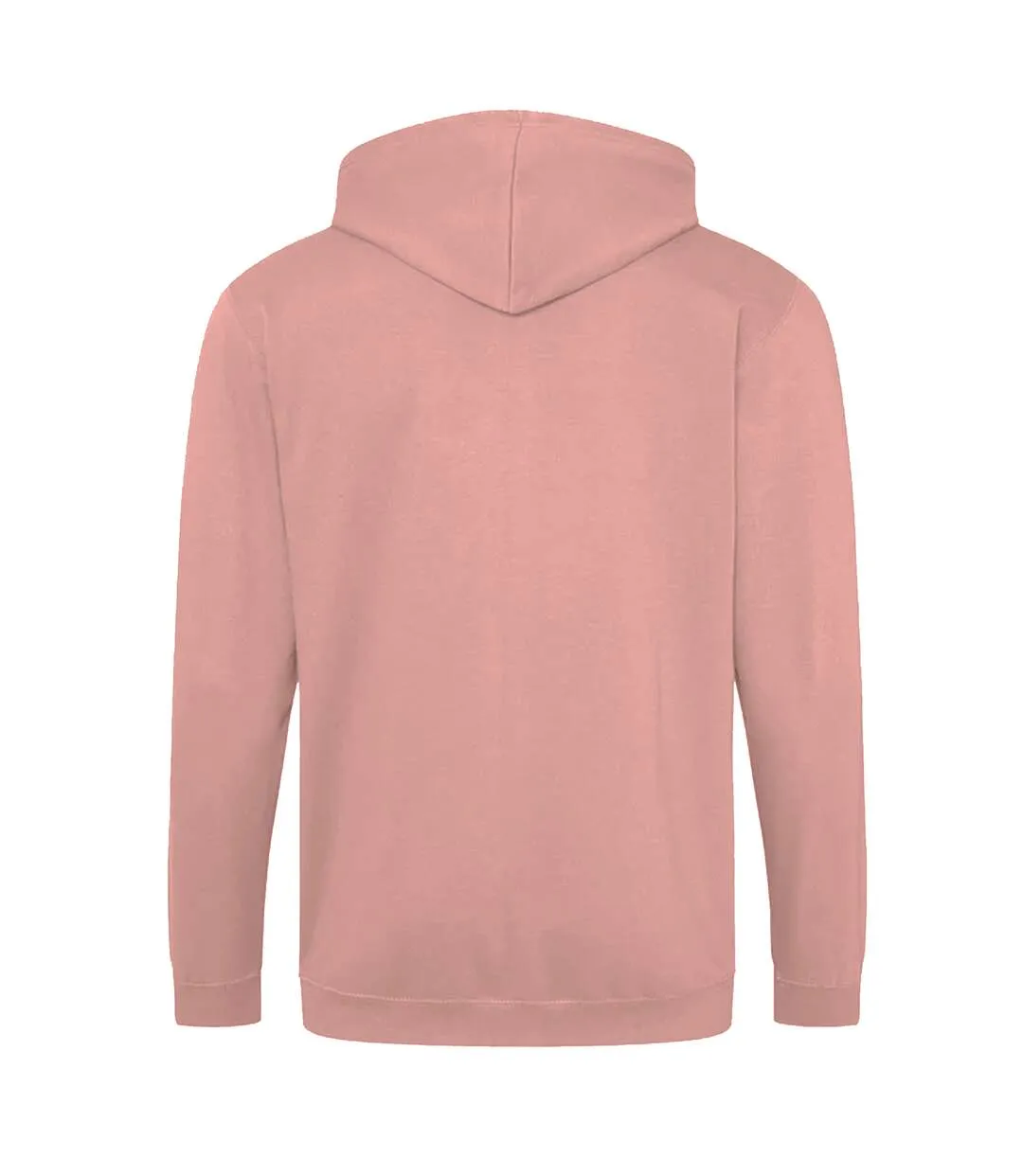 Mens full zip hoodie dusty pink Awdis