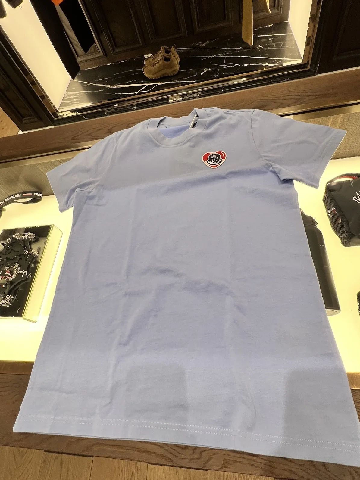 MONCLER  |Heart Logo T-Shirt