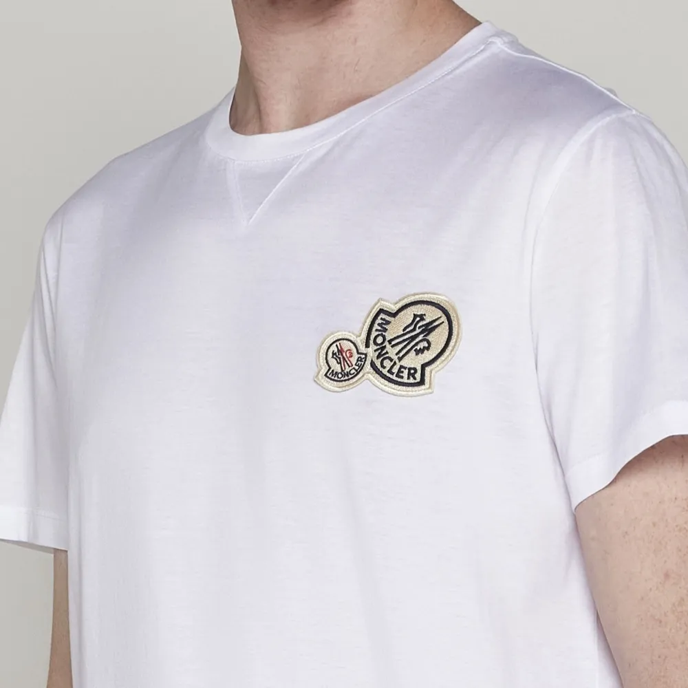 MONCLER  |Street Style Cotton Logo T-Shirts