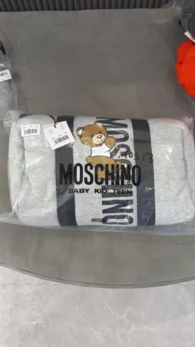 Moschino Grey Teddy Bag