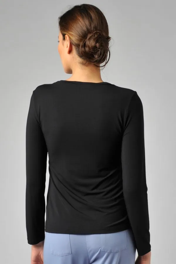 Naked Luxury Modal Long Sleeve Tee