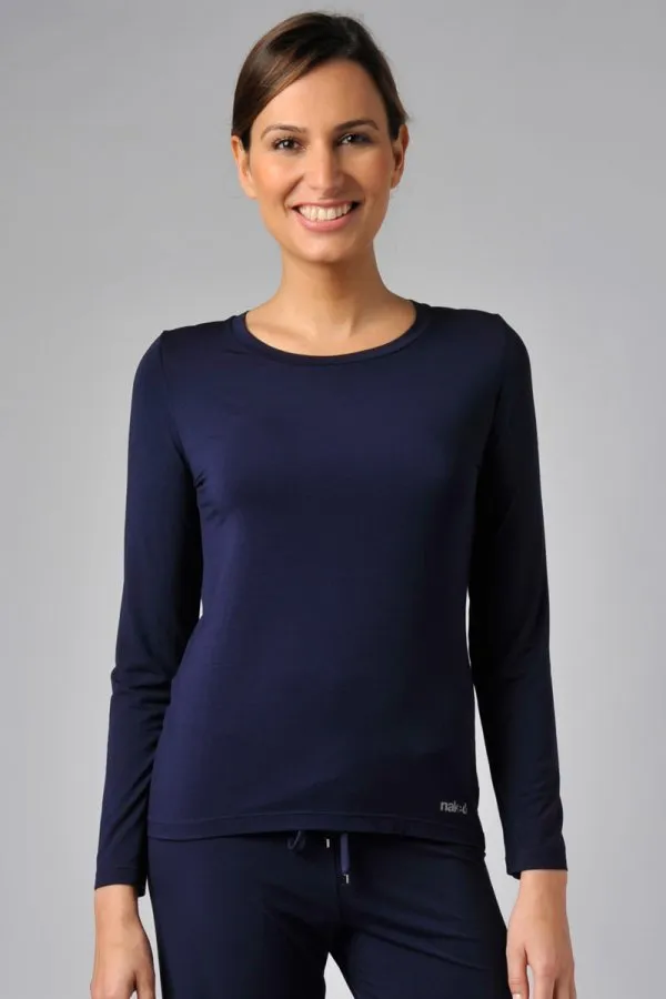 Naked Luxury Modal Long Sleeve Tee