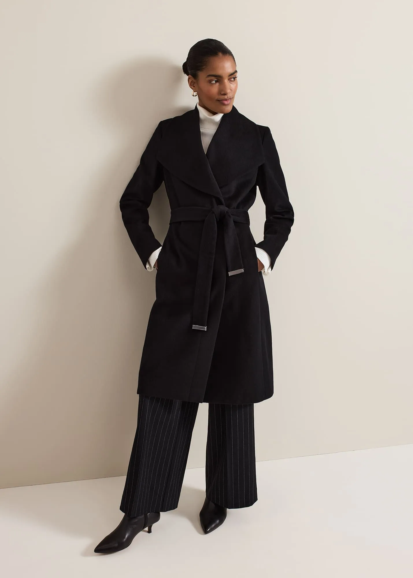 Nicci Wool Belted Coat