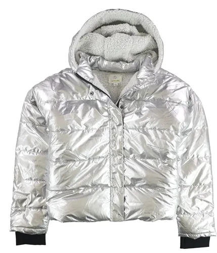 Offline Womens Hooded Foil Puffer Jacket