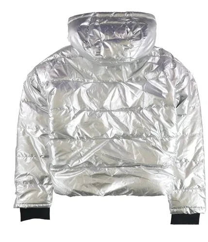 Offline Womens Hooded Foil Puffer Jacket