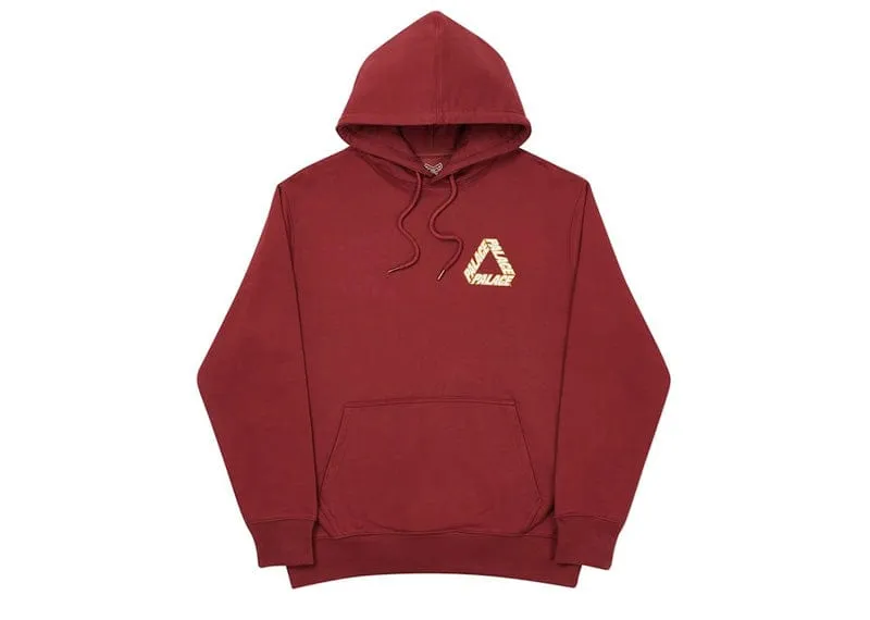 Palace P3 Team Hood Burgundy