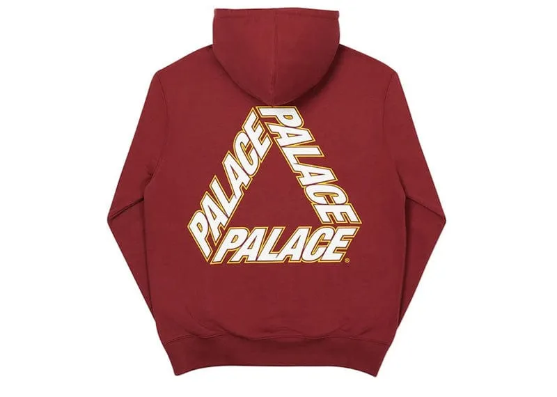 Palace P3 Team Hood Burgundy