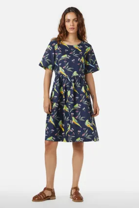 Parrot Smock Dress