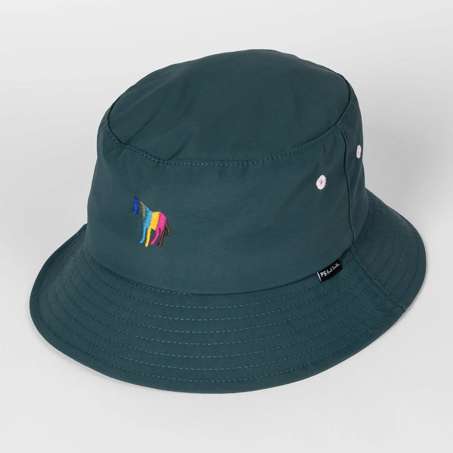 Paul Smith - Men's Zebra Bucket Hat in Blue