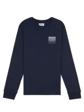 Penfield Back Graphic L/S T-Shirt - Navy Blazer