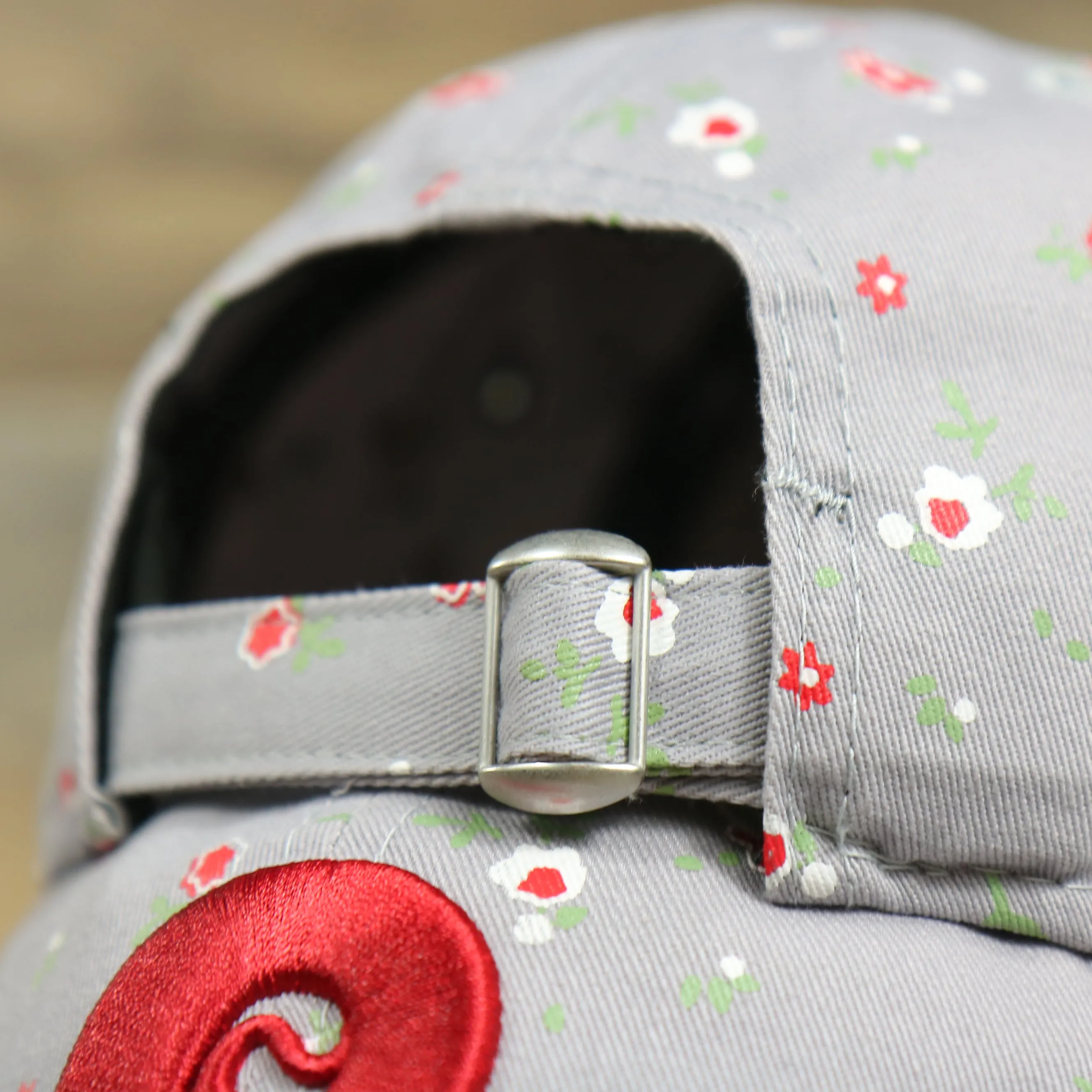 Philadelphia Phillies Ladies Cooperstown Floral Bloom Micro Flower Pattern 9Twenty Dad Hat | Womens Floral Phillies Hat