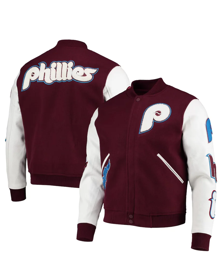 Philadelphia Phillies Letterman Jacket - William Jacket