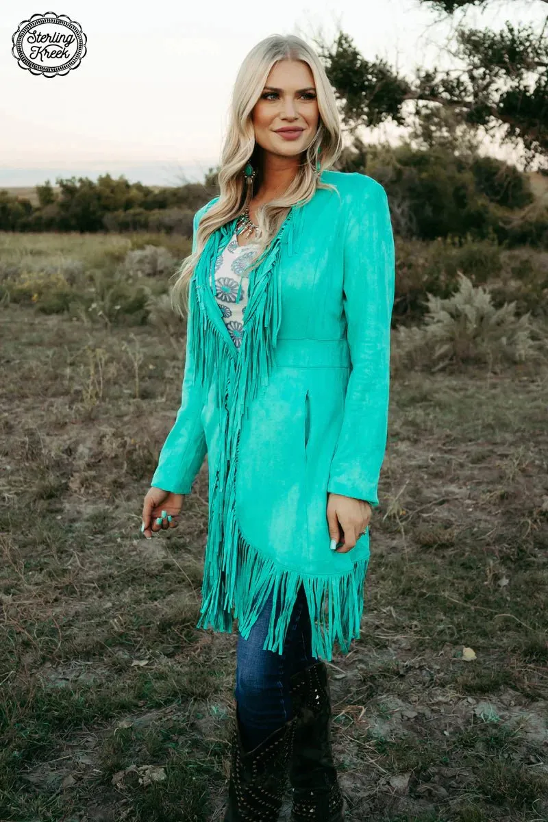 PLUS Scottsdale Suede Turquoise Jacket