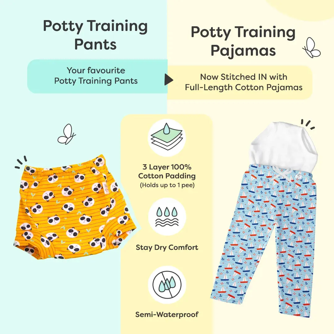 Potty Training Pajama with drawstring - Fly High