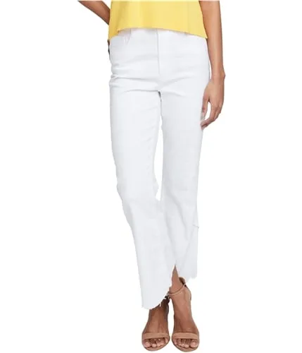 Rachel Roy Womens Frayed Ankle Loose Fit Jeans