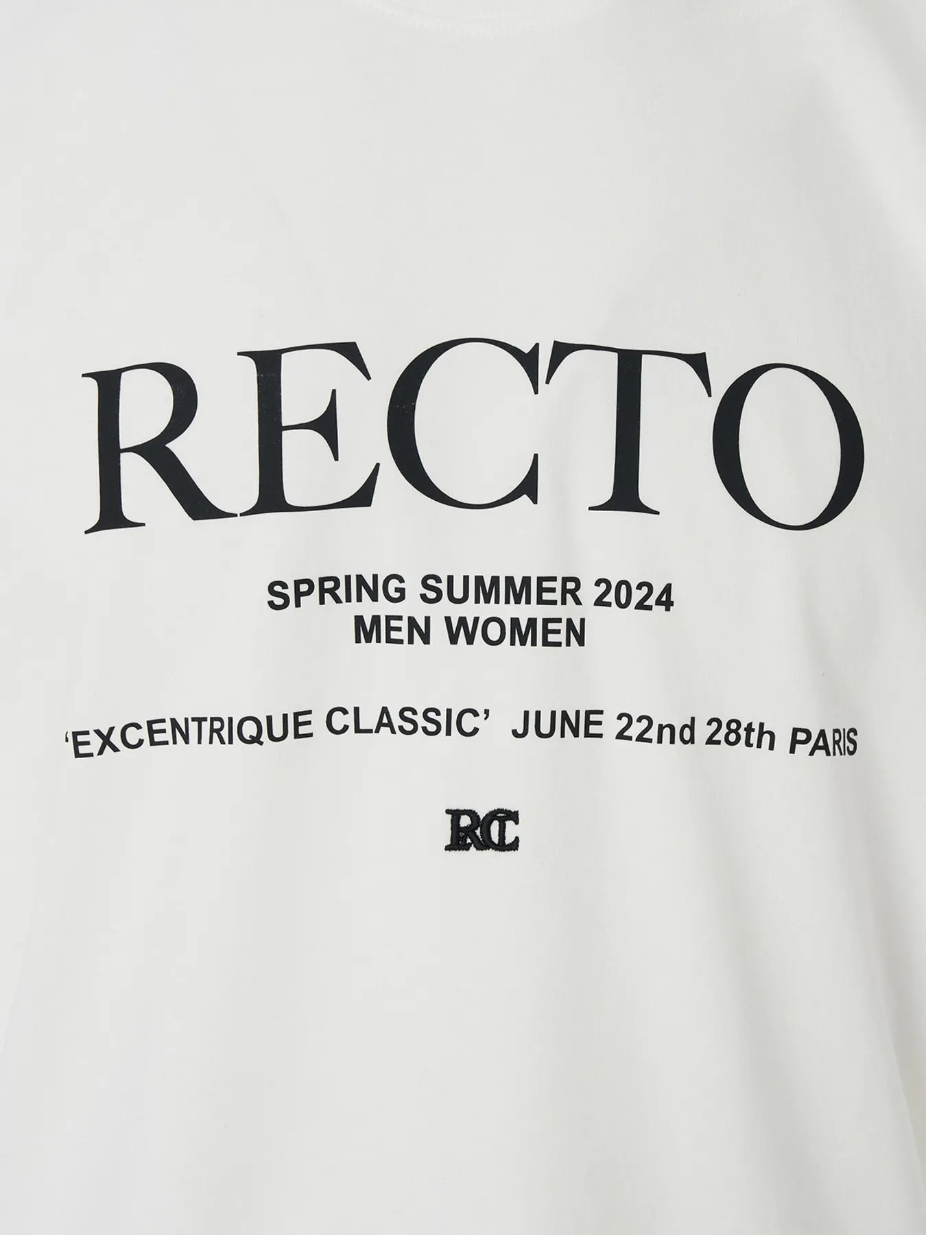 RECTO  |Unisex Street Style T-Shirts