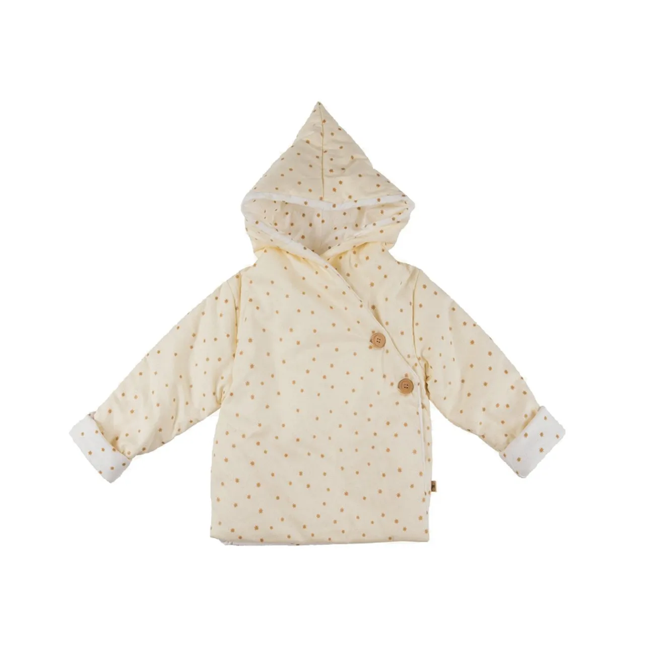 Red Caribou Reversible Jacket Magic Flakes Ivory 