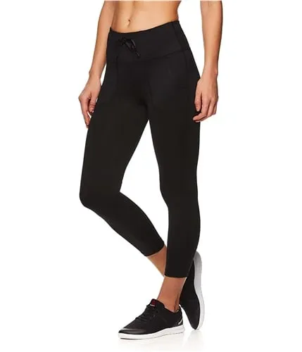 Reebok Womens Momentum Capri Compression Athletic Pants