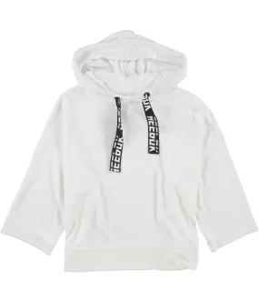 Reebok Womens Terrycloth Hoodie Sweatshirt