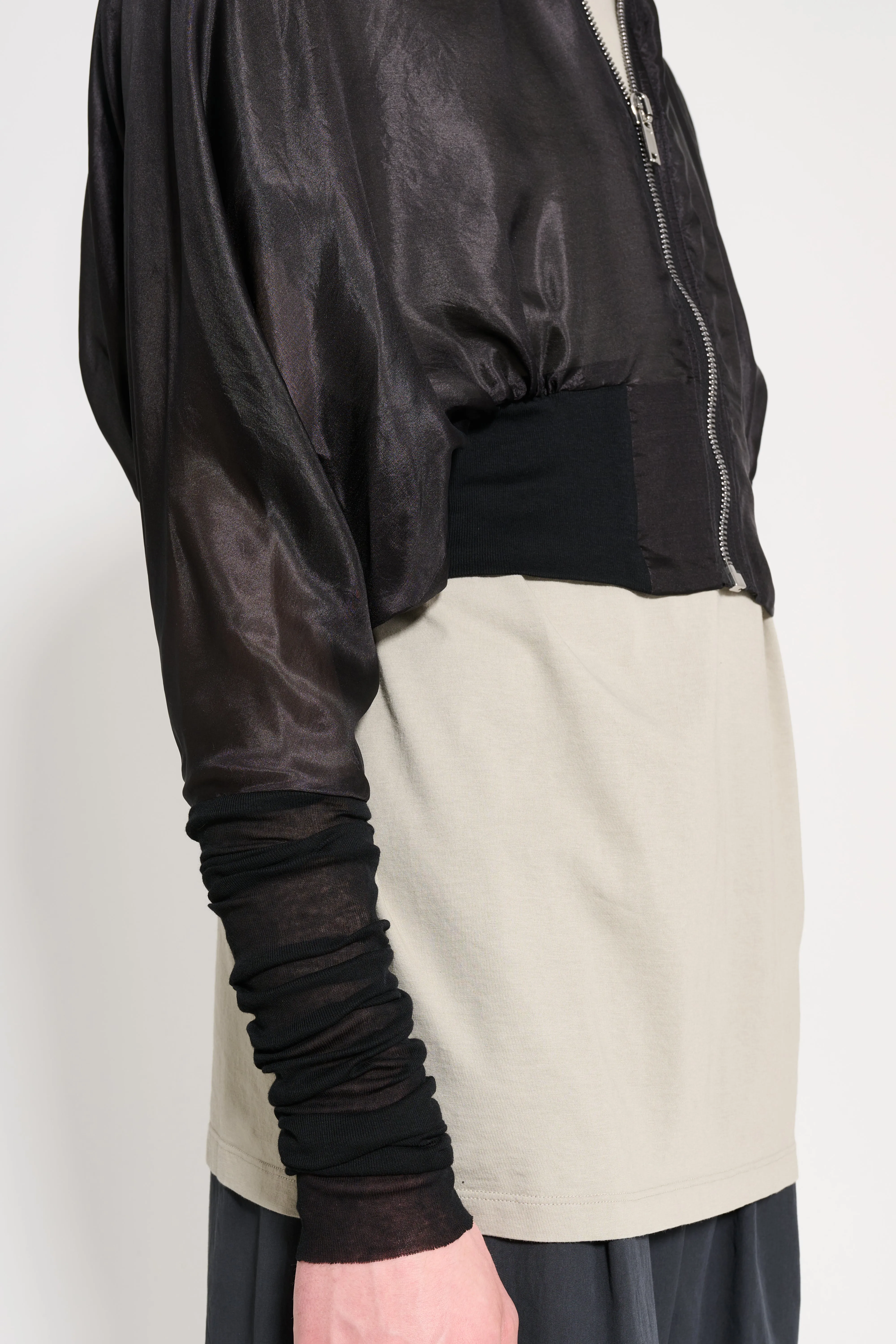 Rick Owens Batwing Flight Jacket Black