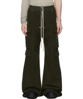 Rick Owens Green Porterville Cargobelas Cargo Pants