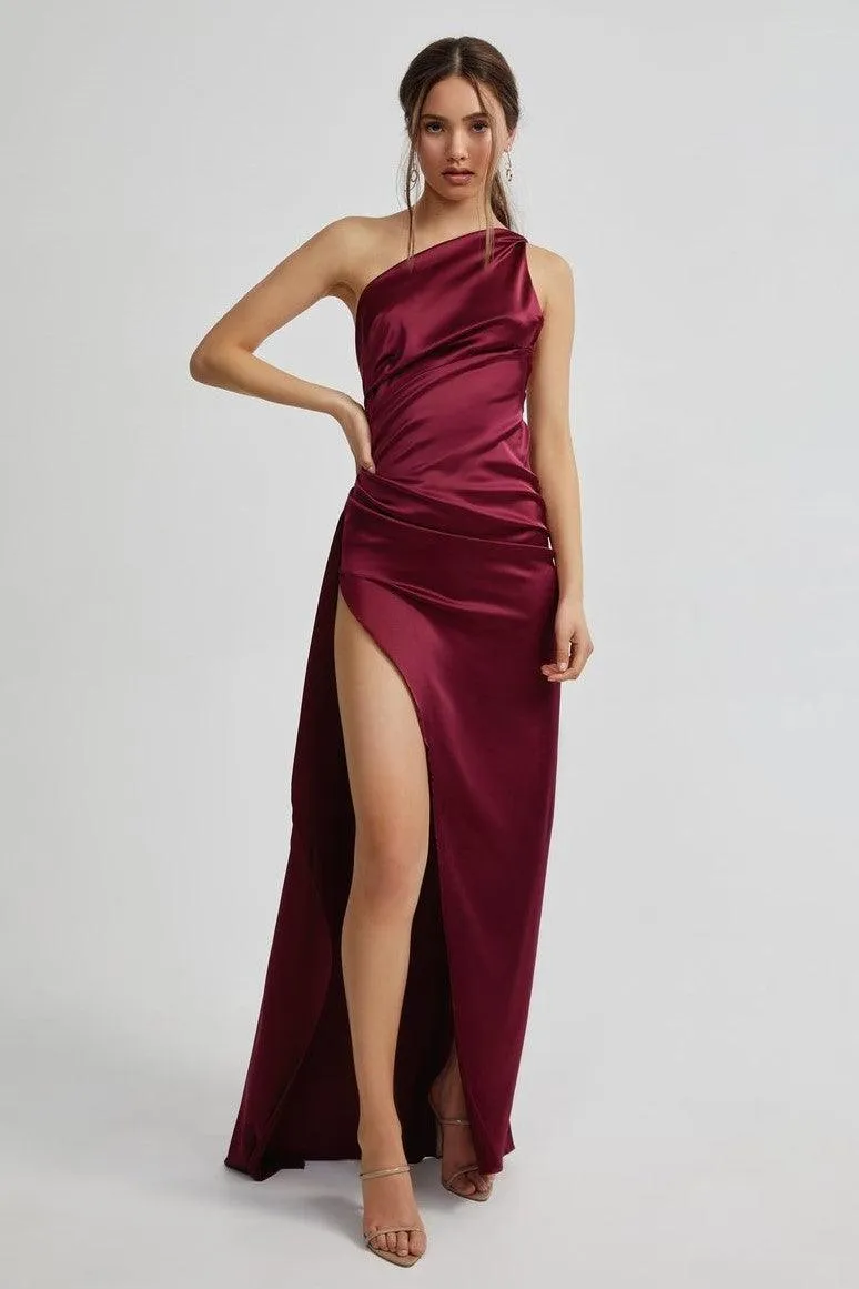 Samira Dress - Burgundy