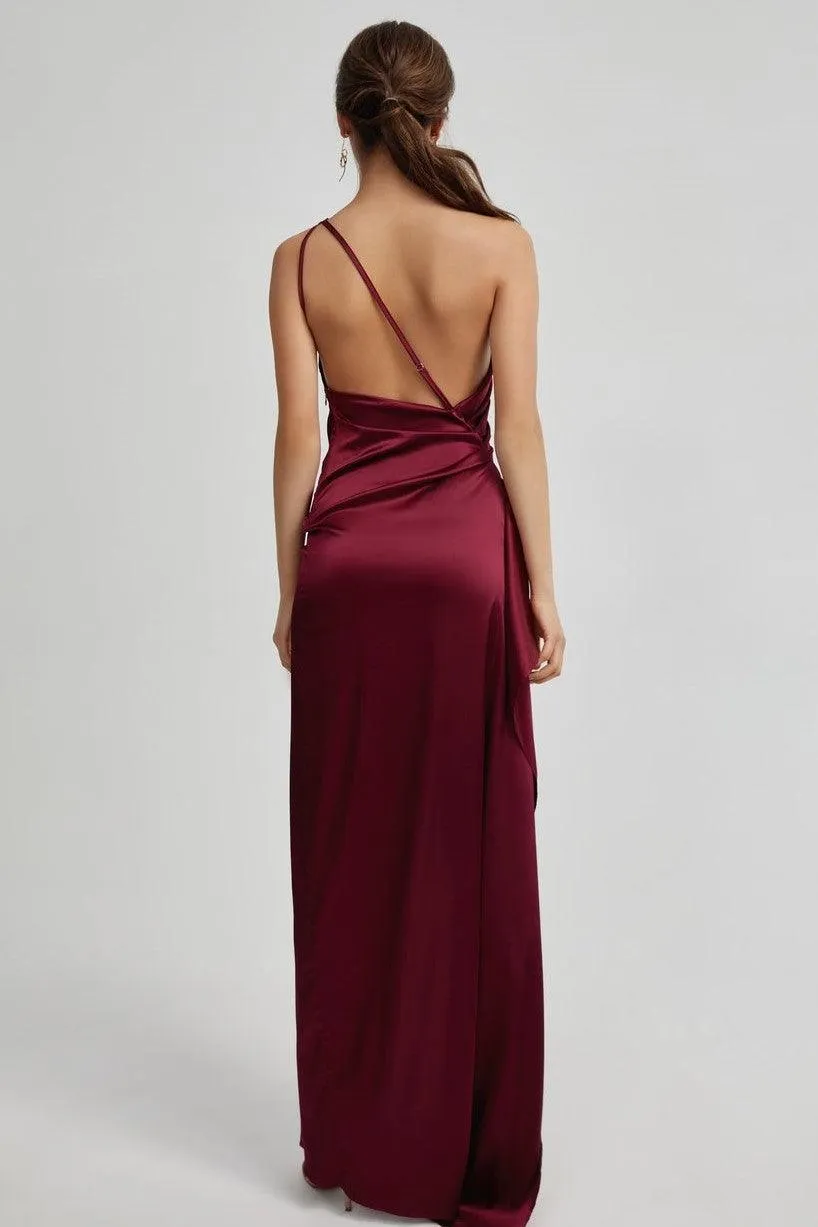 Samira Dress - Burgundy