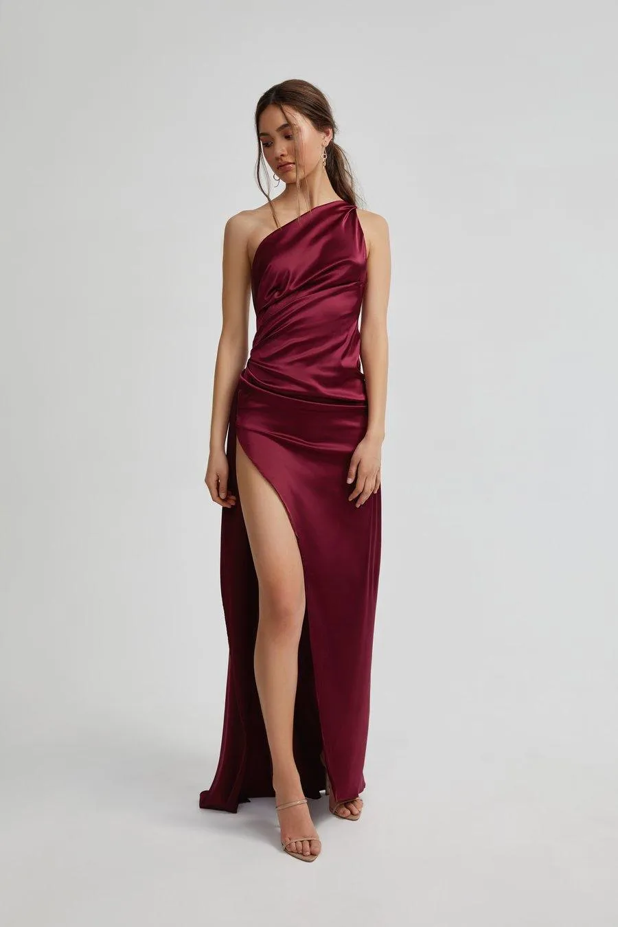 Samira Dress - Burgundy