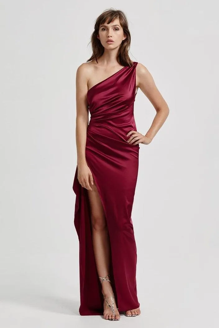 Samira Dress - Burgundy